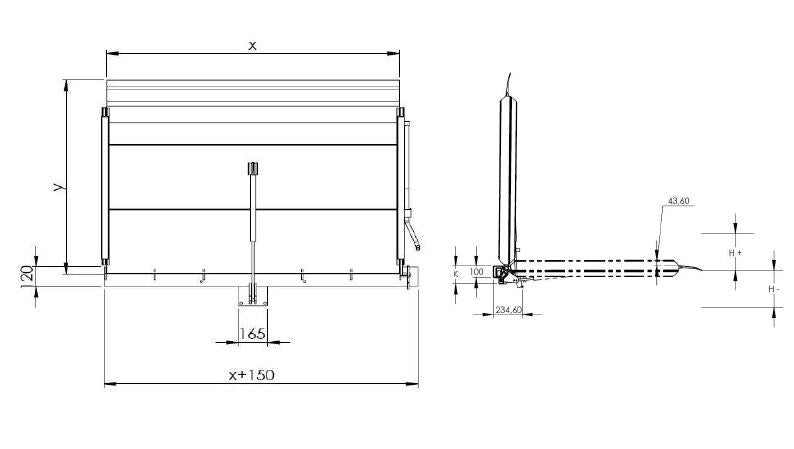 Rampa manuale fissa servoassistita